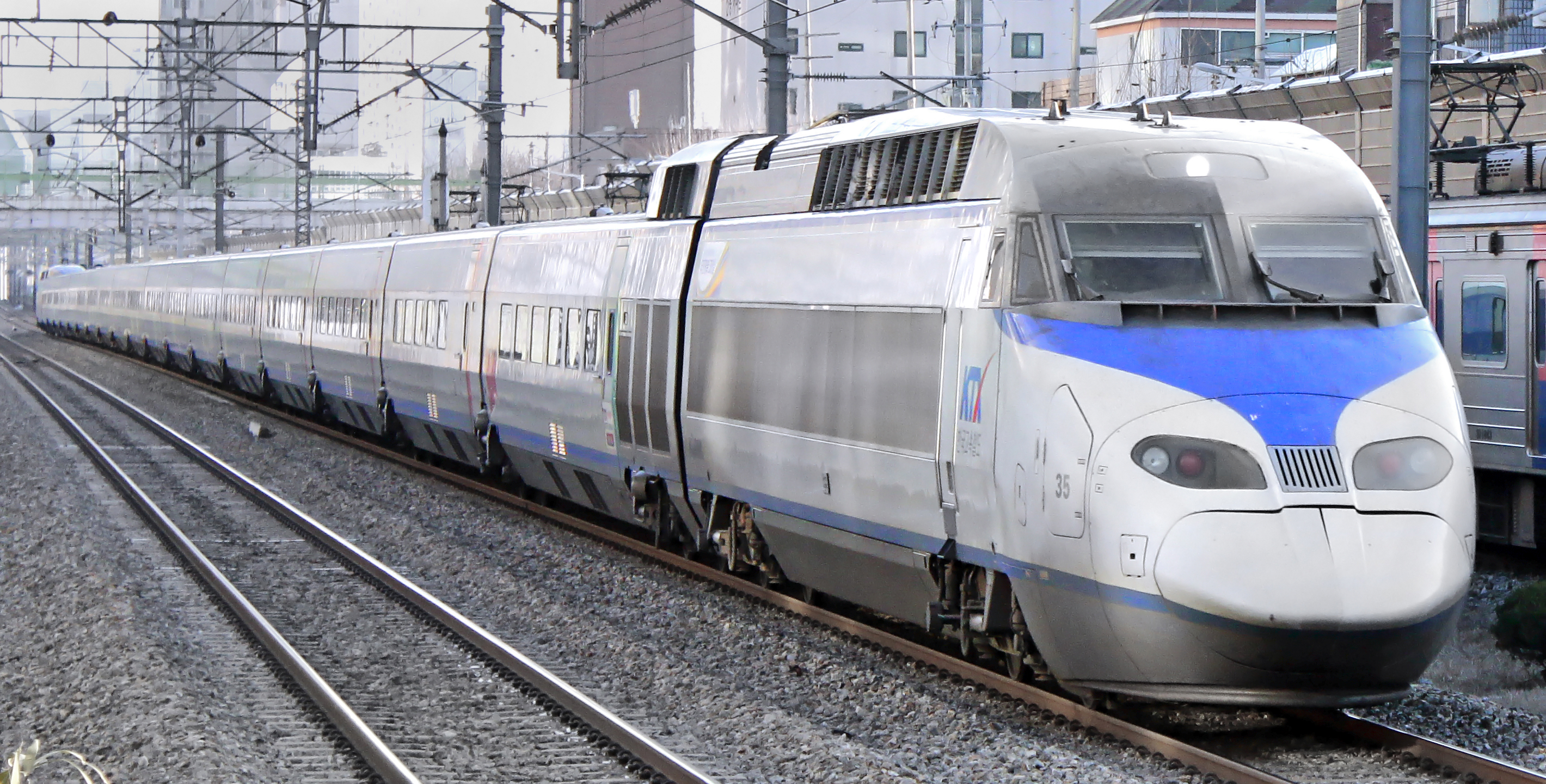 KTX I high speed train in Korea