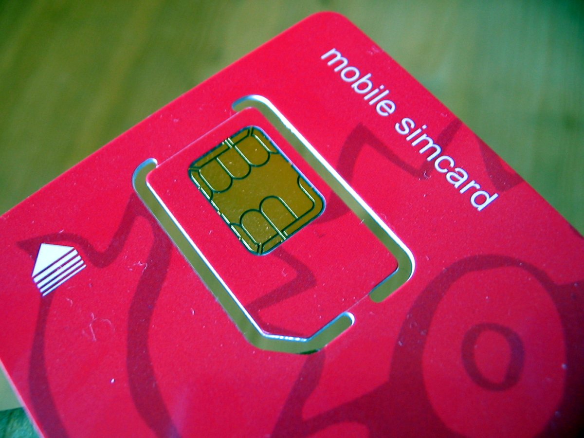 SIM card chip
